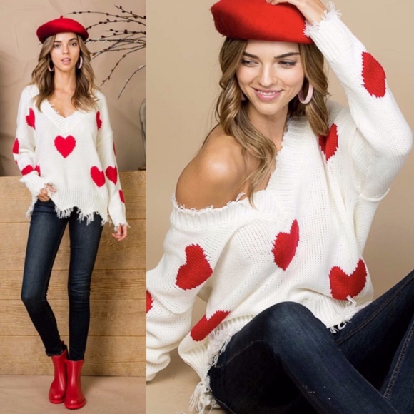 Bellanblue Sweaters - IN STOCK- LOVE IS IN THE AIR Sweater